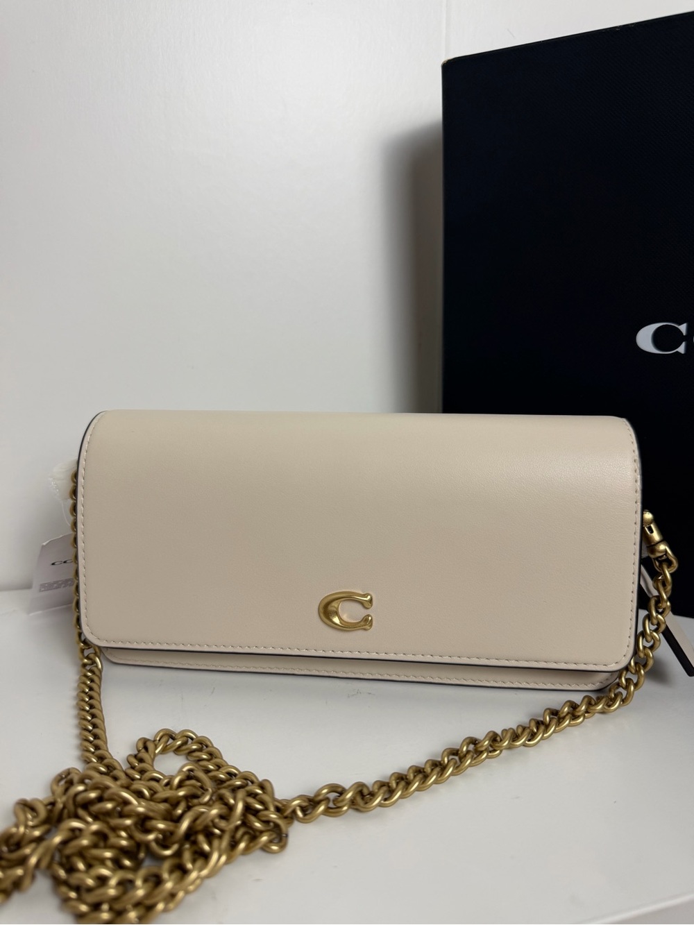NWT Coach Long Wallet With Chain